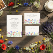 Rustic Wildflower Meadow Wedding Suite