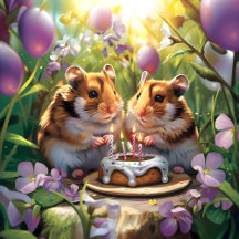 Hamsters Birthday Party