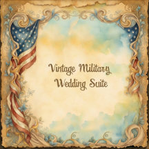 Vintage Military Wedding  Suite Collection