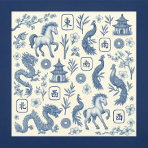 Mahjong Toile Collection