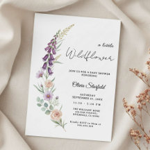Wildflower Baby Shower Collection – Boho Floral 