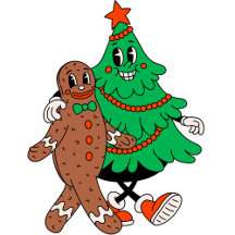 Retro Groovy Christmas