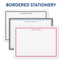 Bordered Stationery