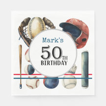 Baseball 50th Birthday Party 