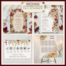 Elegant Fall Romance Autumn Bliss Wedding