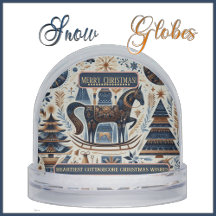 Christmas Snow Globes Decor