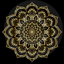 Elegant Gold Floral Mandala Designs