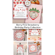 Berry First Strawberry 1st Birthday Party