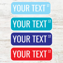 Personalized Street Name with Your Name Metal Sign