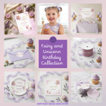 Fairy and Unicorn Birthday Collection 