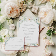 KRISTEN - WEDDING - White Florals & Greenery 