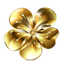 gold flower
