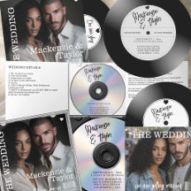 Retro Music Lovers Wedding 