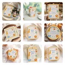 Cute Safari Animals Boy Birthday