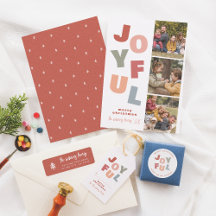 Joyful Boho Bold Multi Photo Booth Christmas