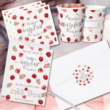 Berry First Wild Strawberry Shortcake Birthday