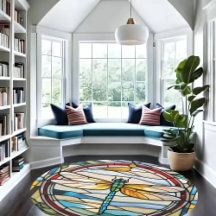 Stained Glass Look Rugs