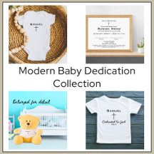 Minimalist Baby Dedication