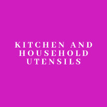 COCINA Y MENAJE: UTENSILIOS