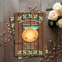 Little Cutie Kawaii Rustic Baby Shower Party Suite