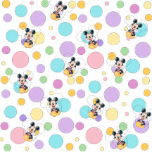 Mickey Mouse Polka Dot Watercolor Baby Shower