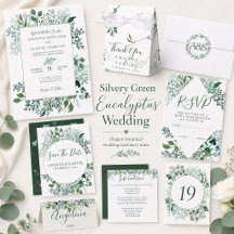 Silvery Green Eucalyptus Wedding