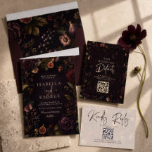 Rooted Romance Moody Botanical Wedding Collection
