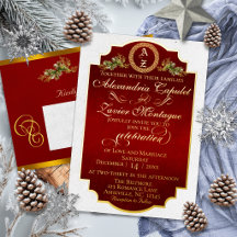Winter Holiday Wedding