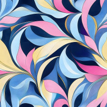 Pastel Pink, Blue And Yellow