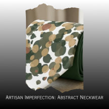 Artisan Imperfection: Abstract Neckwear
