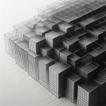 Geometric wall art shapes