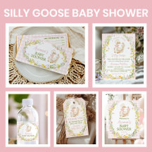 Silly Goose Floral Baby Shower