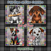COASTERS - Themed Sets of 4 - Square (Some Round)