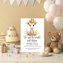 Too cute to reach Baby Shower Collection