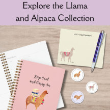 Llamas and Alpacas Stationery and Gifts