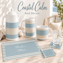 Coastal Calm | Soft Blue Neutral Decor
