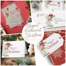 Elegant Botanical Christmas Collection