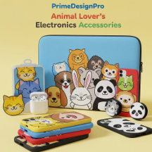 PrimeDesignPro Animal Lover's Electronics Accessor