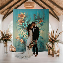 Tropical Iridescence Wedding Suite