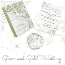 Green Gold Wedding