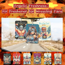 Angelic Freshness: Air Freshener for Wrestling Fan
