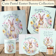 Cute Pastel Easter Bunny