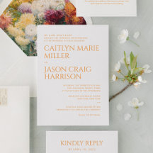 Minimalist Wedding Invitation Collection