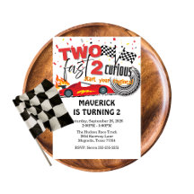 Red Race Car Checkered Birthday Collection