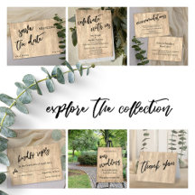 Rustic Wood w/ Simple, Casual Handwriting 100