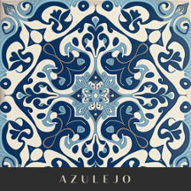 Azulejo Indigo Blue Portuguese Lisbon