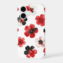 Watercolour floral and Pattern iPhone 17 cases