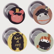 Badge, Magnet, Stikers