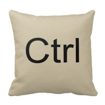 Control Alt Delete (Ctrl Alt Del) Pillow