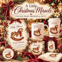 A Little Christmas Miracle | Vintage Baby Shower 
